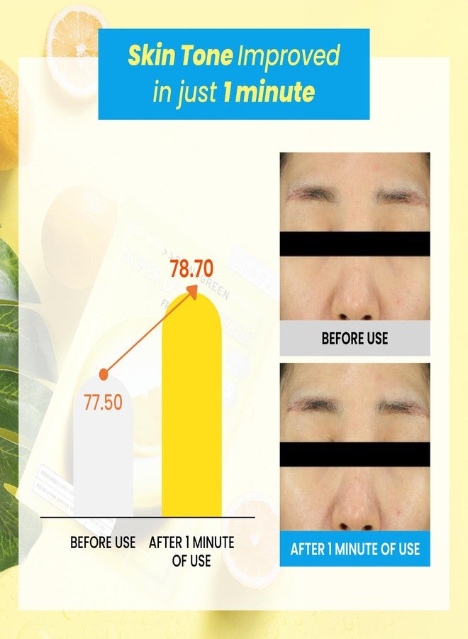 برينج جرين قناع برينج جرين سوبر ليمون فريش، 10 قطع - Image 4